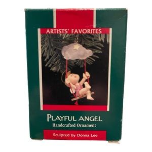 HALLMARK 1989 Artists’ Favorite Ornament  “Playful Angel” Sculpted By Donna Lee